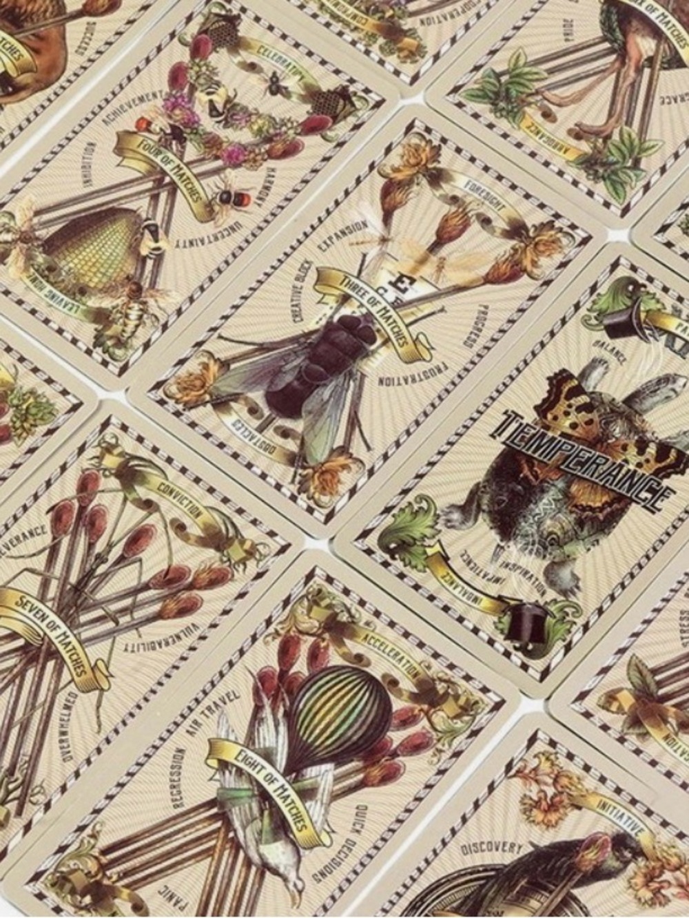 5¢ Tarot Deck - Yellow Decorative Box with satin lined bag